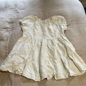 Madewell Ivory Button-Up Blouse